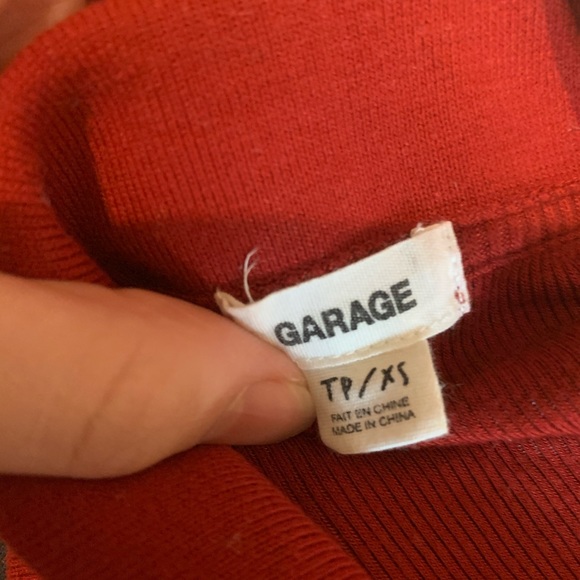 Ribbed 1/4 Zip T-Shirt - Picture 3 of 4